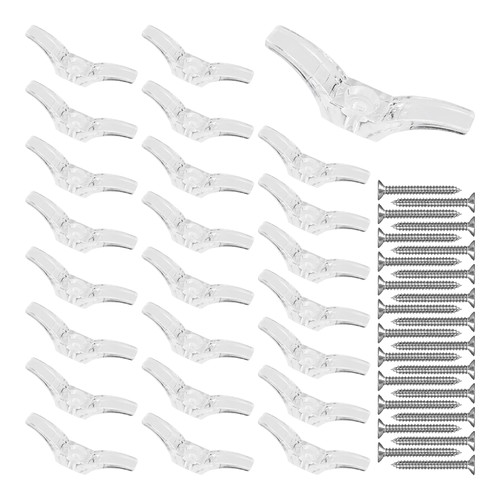 24pcs blind cord cleats clear - blind, cleats,
