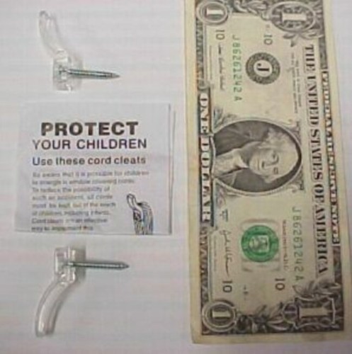 Blind cord tie - safety, cleat