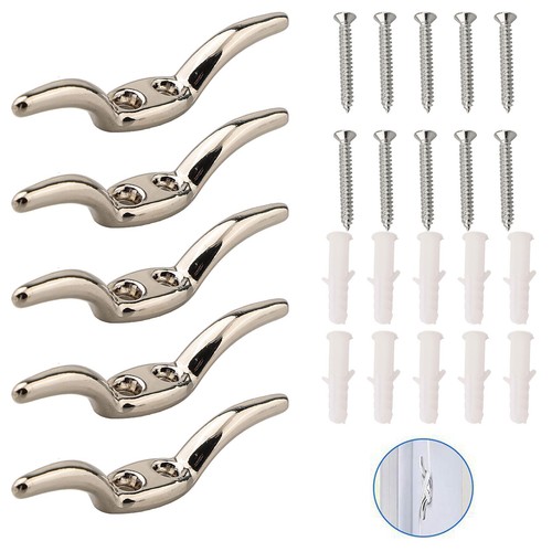 Cleat hooks for blinds and - blinds,