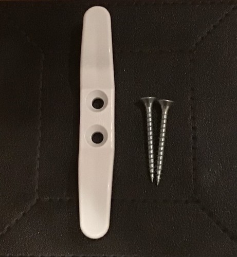 White cleat tie - cleat/tie, for