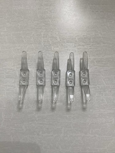 Clear plastic safety cleats - clear,