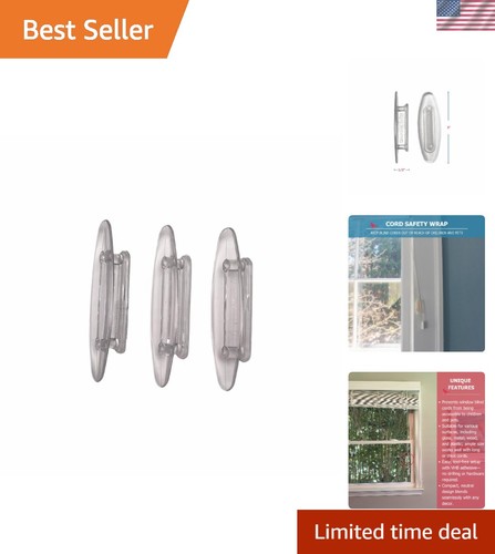 Pack clear baby proof cord - 3,